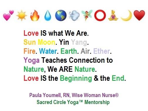 emojis sacred circle poem